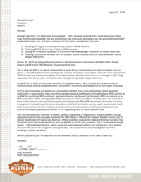 NWC reference letter